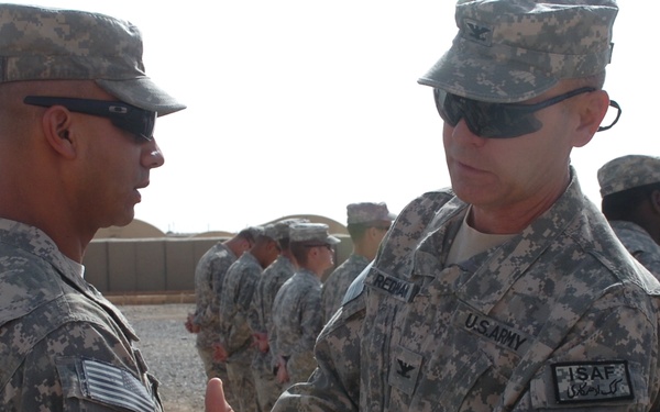 Agriculture team marks milestone, earns combat patch for Afghanistan service