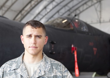 Beale NCO, Crisfield native, tracks maintenance data for deployed U-2 aircraft