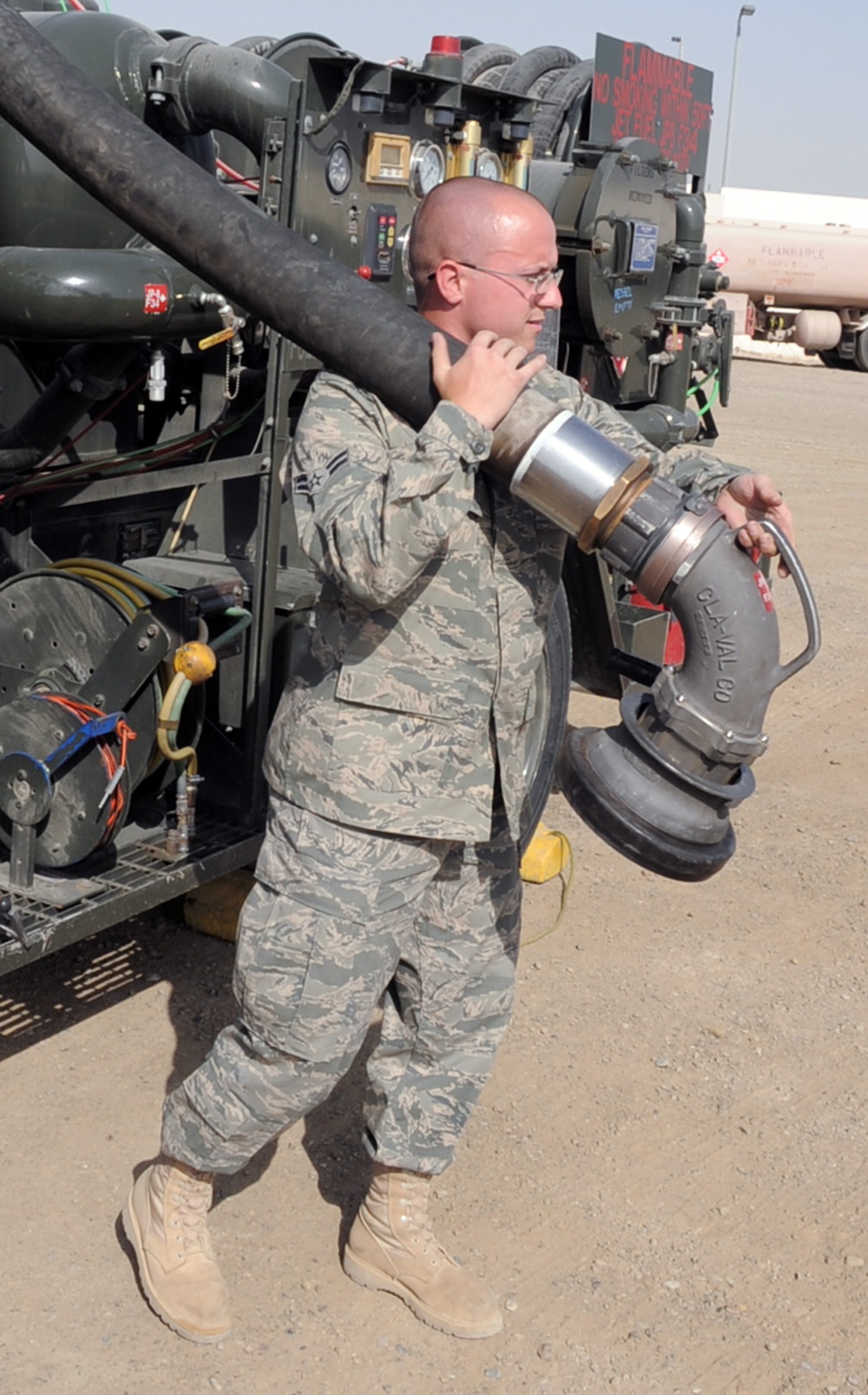 Aviano Airman First Class, Fort Calhoun Native, Supports Efforts for Second Largest Fuels Op in Southwest Asia