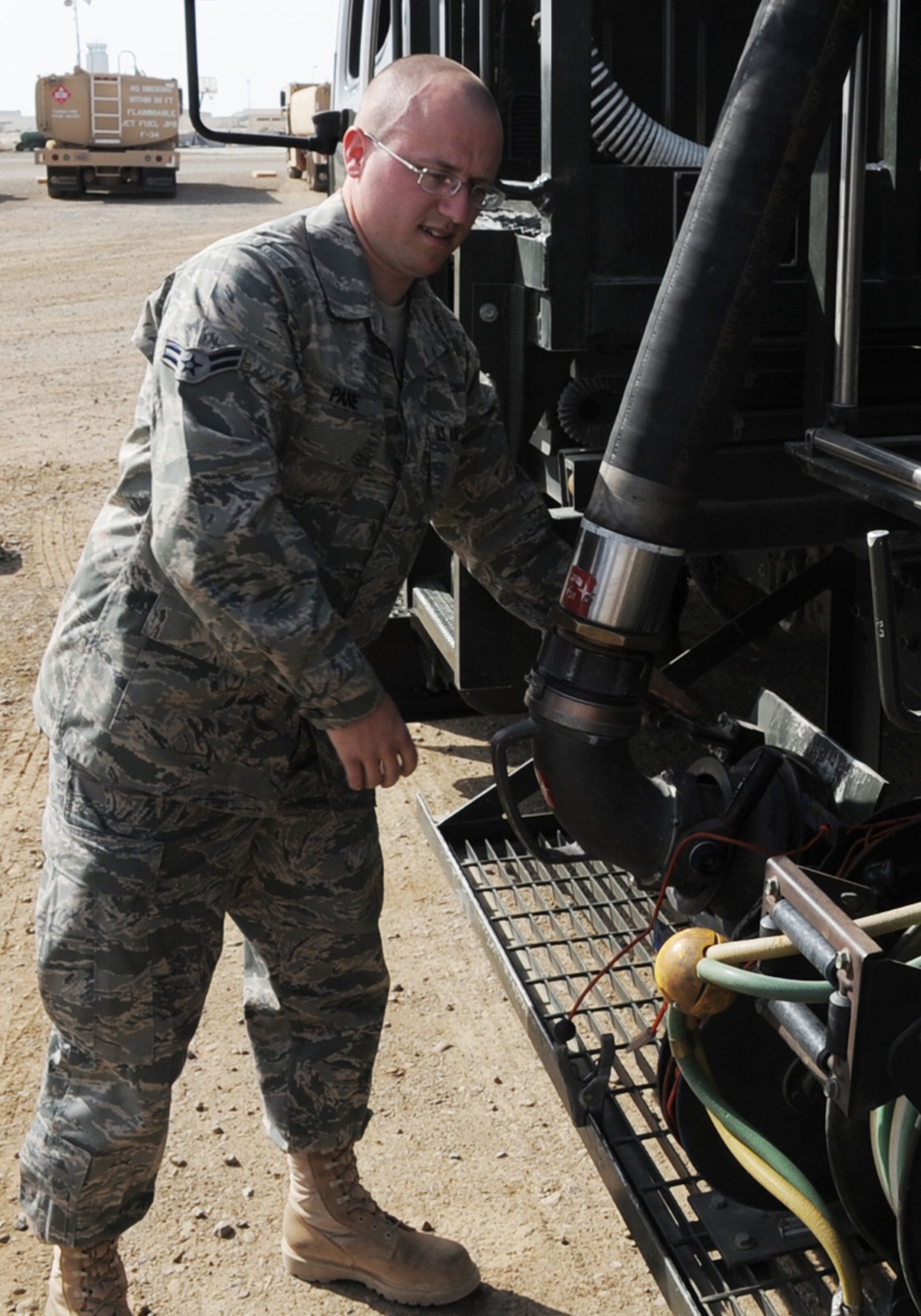 Aviano Airman First Class, Fort Calhoun Native, Supports Efforts for Second Largest Fuels Op in Southwest Asia