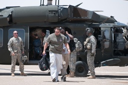 NFL players visit troops in Ramadi