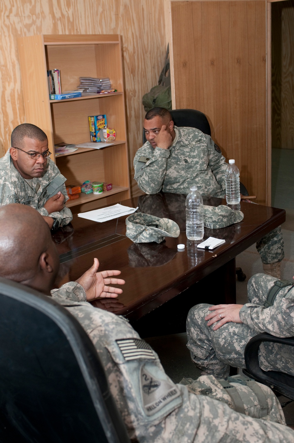 CSM Coleman, USF-I DCG-O Senior enlisted advisor, visits Camp Taji