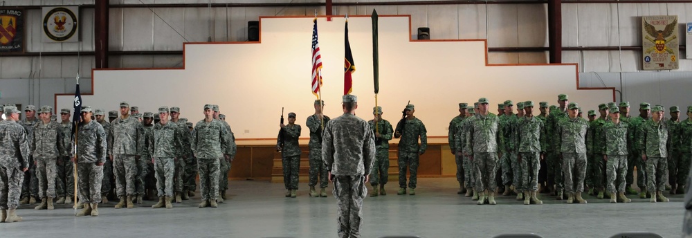 53rd Infantry Brigade Combat Team Transfer of Authority ceremony