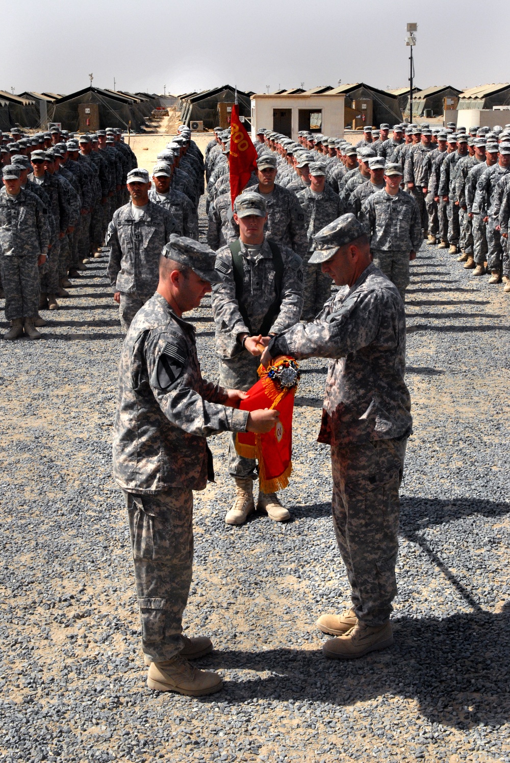 53rd Infantry Brigade Combat Team Transfer of Authority ceremony