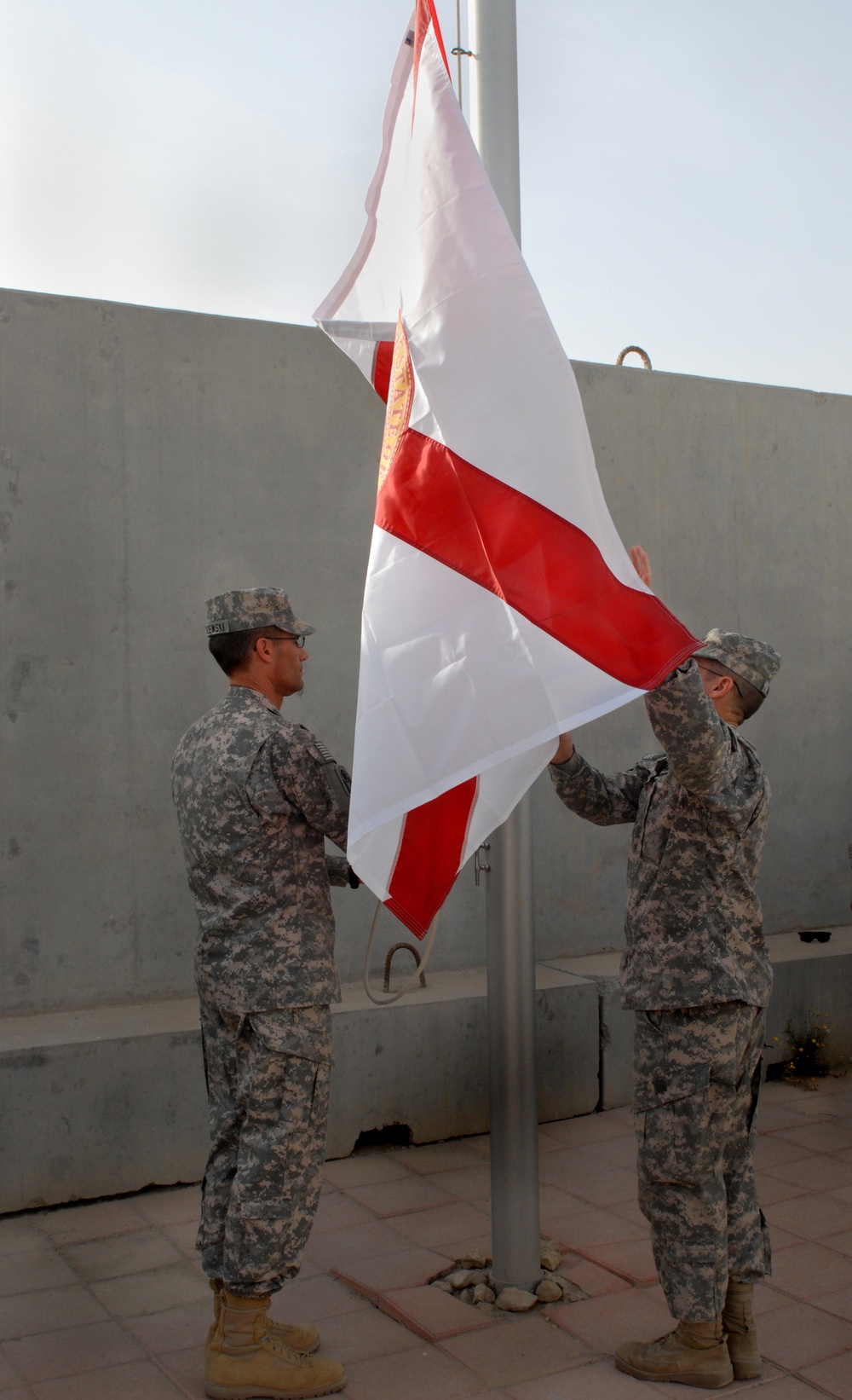 53rd Infantry Brigade Combat Team Transfer of Authority ceremony