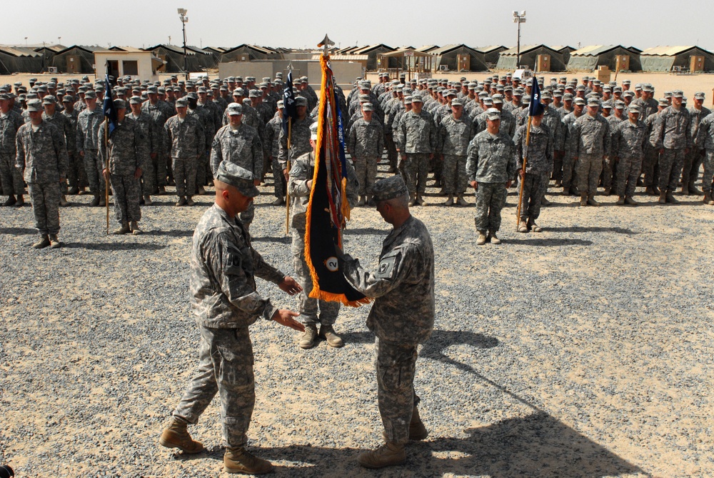 53rd Infantry Brigade Combat Team Transfer of Authority ceremony