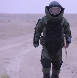 Explosives Ordnance Disposal teams visit