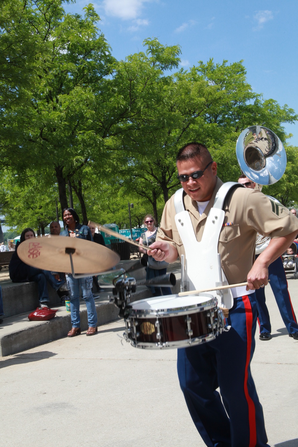 Run for the Roses:  2nd MAW Band Visits Louisville, Ky., Supports Kentucky Derby Events
