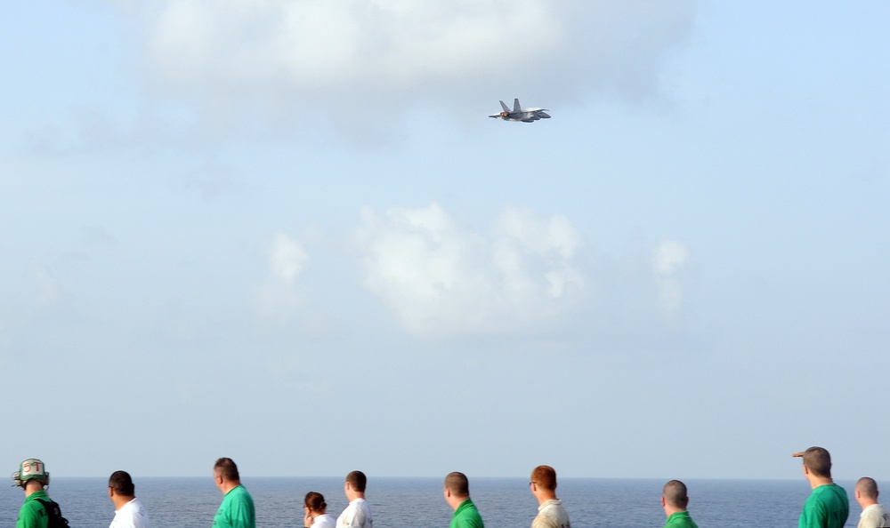 USS Dwight D. Eisenhower action