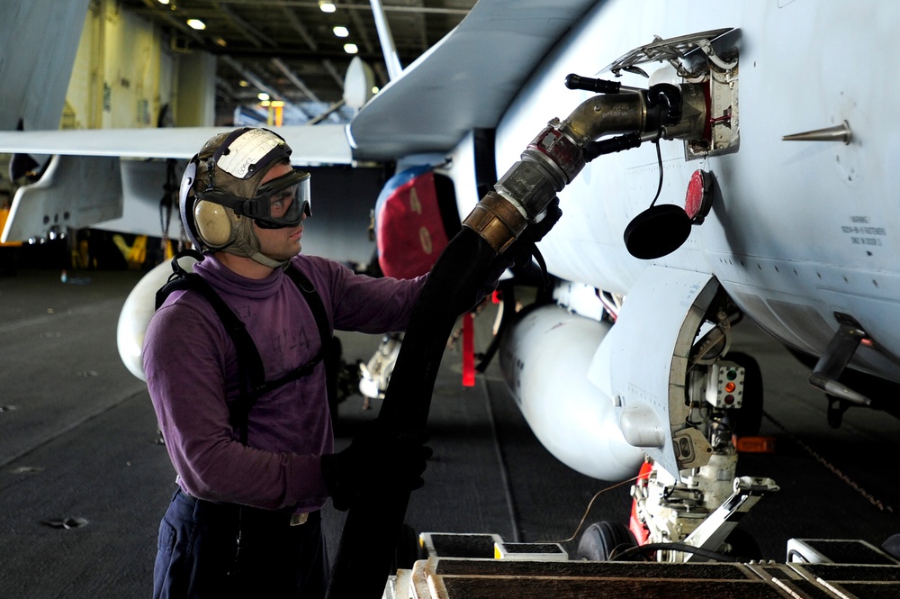 USS Dwight D. Eisenhower action