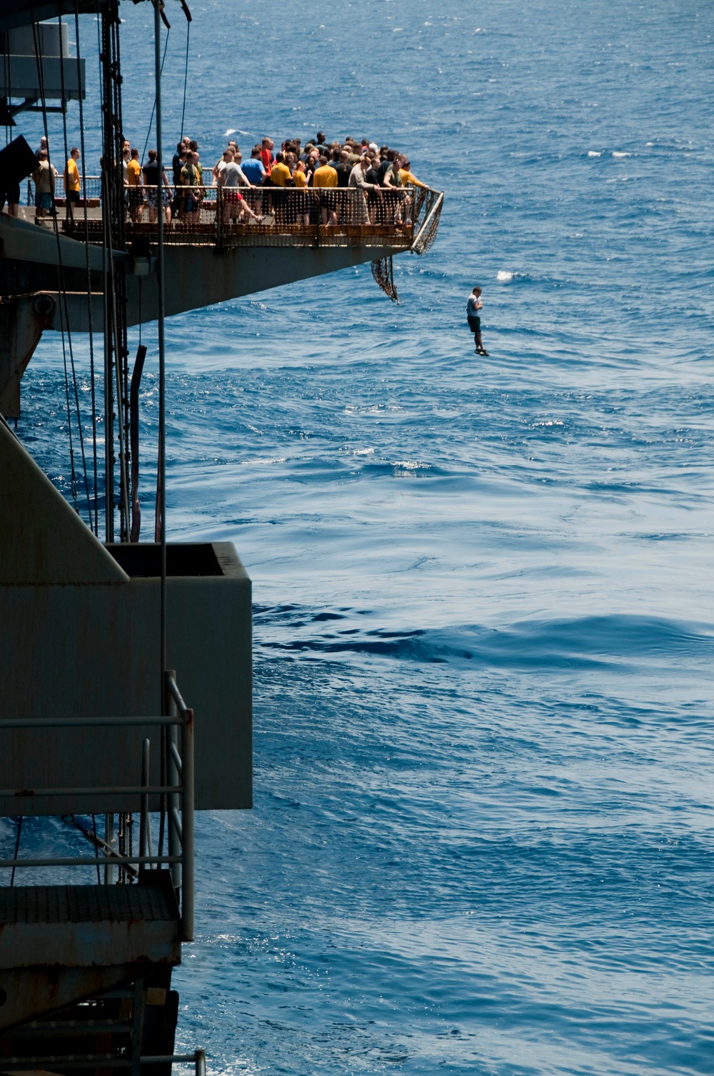 USS Nassau action