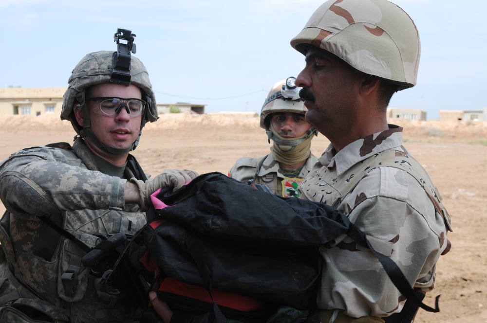 6-1 CAV Attends School Ribbon Cutting Ceremony