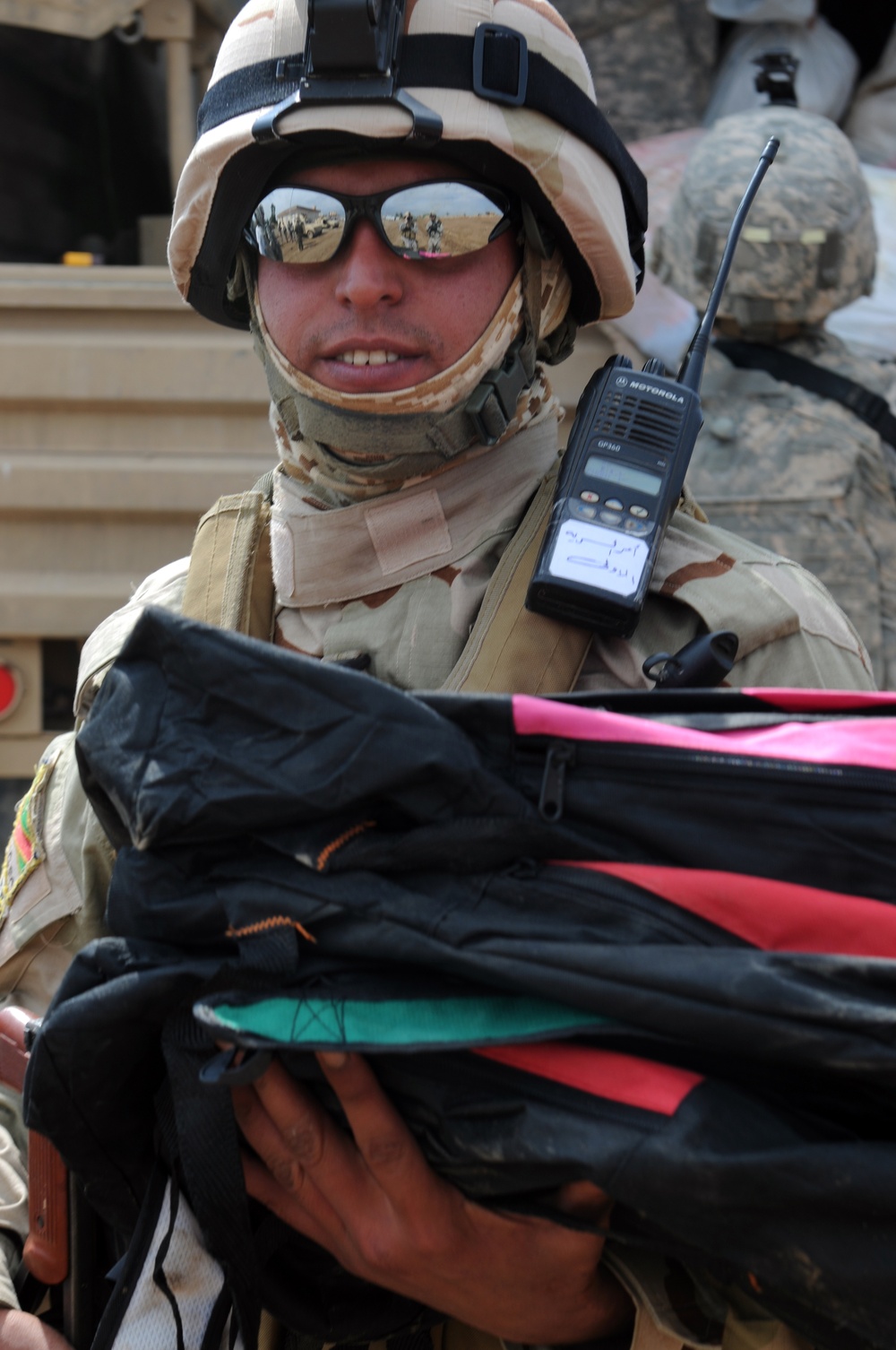 6-1 CAV Attends School Ribbon Cutting Ceremony