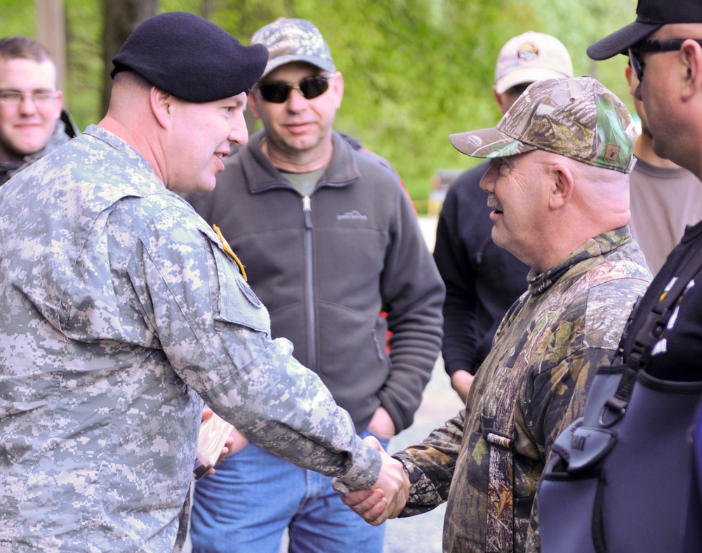 Wounded Warriors Treated With Barbeque and Turkey Hunt