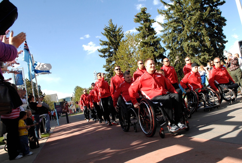 Wounded warriors open, participate in competition