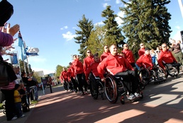 Wounded warriors open, participate in competition