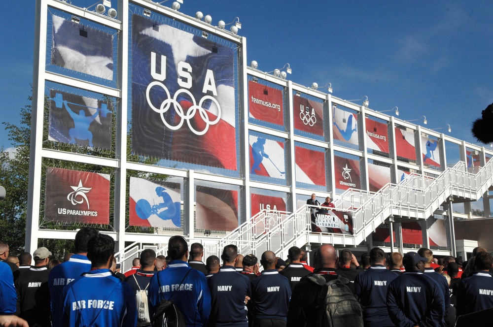 Wounded warriors open, participate in competition