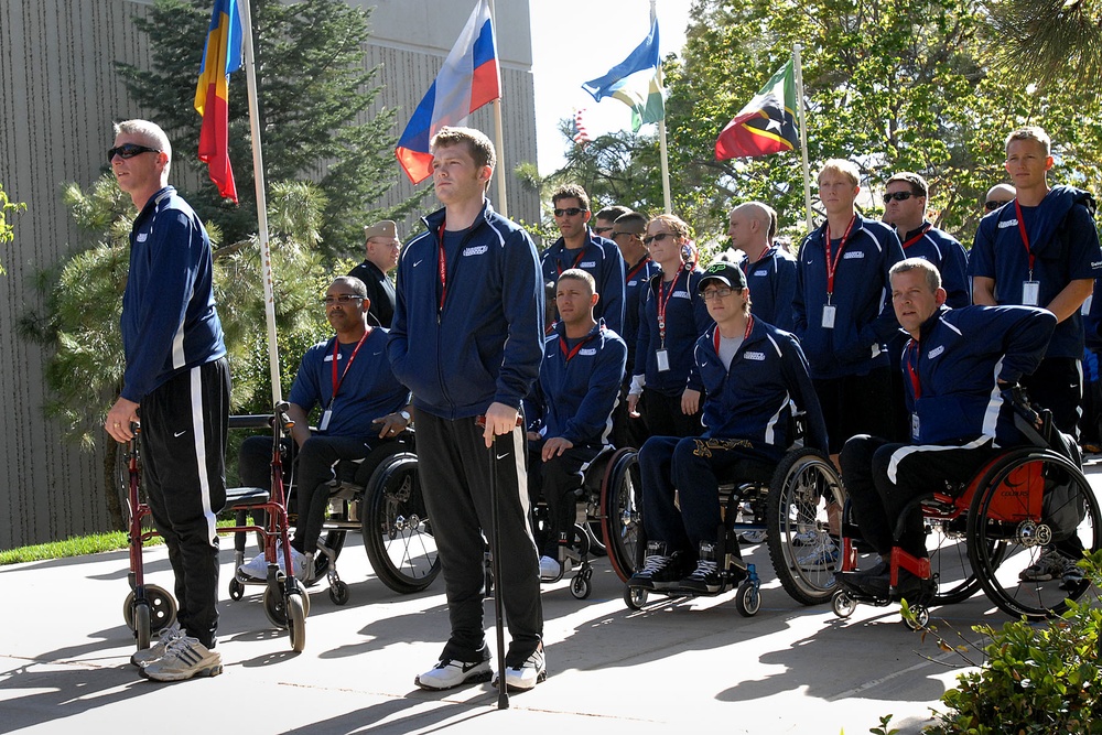 Wounded warriors open, participate in competition