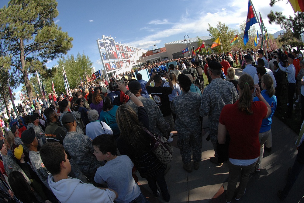 Wounded warriors open, participate in competition