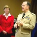 Mullen Responds to Military Spouses at Surprise Appearance
