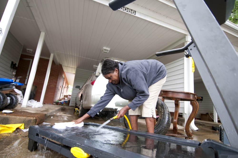 Millington flooding damage