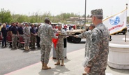 579th Engineer Detachment Cases Its Colors