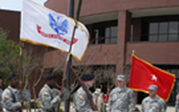 412th Theater Engineer Command Retrieves the Colors