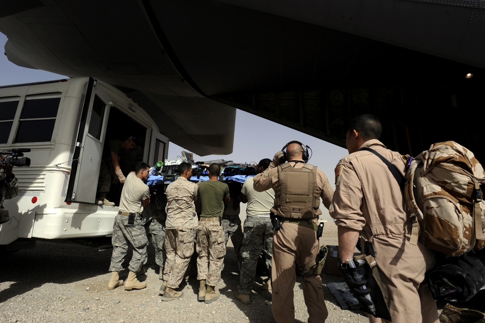 Total Force airlift delivering in Afghanistan
