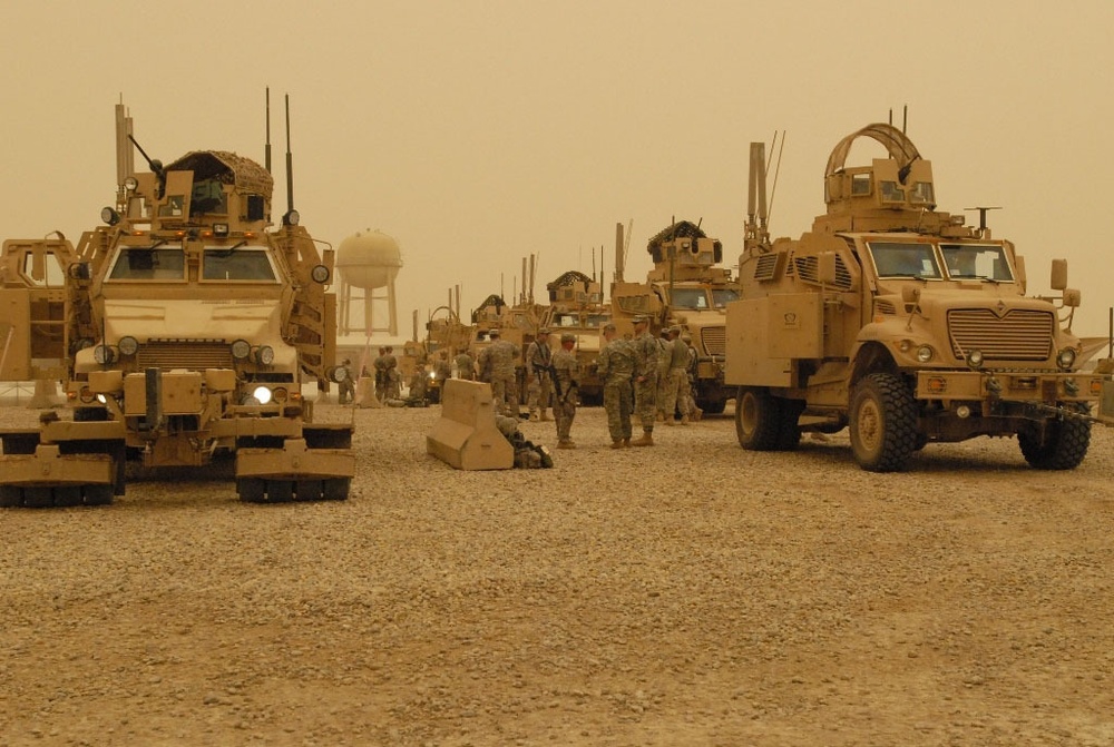 Virginia's adjutant general visits deployed troops in Iraq