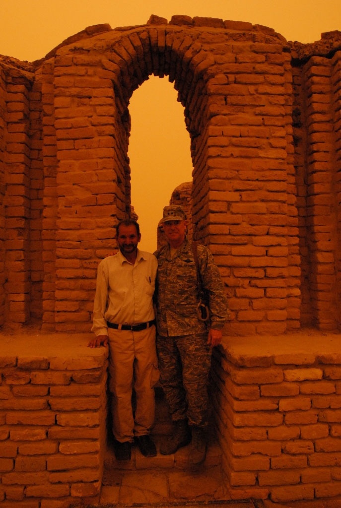 Virginia's adjutant general visits deployed troops in Iraq