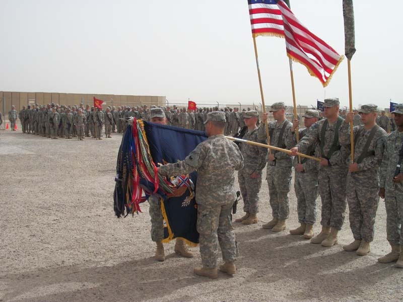 Virginia's adjutant general visits deployed troops in Iraq