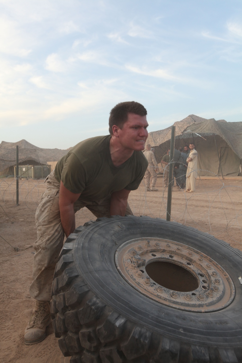 Marines maintain fitness in Marjah