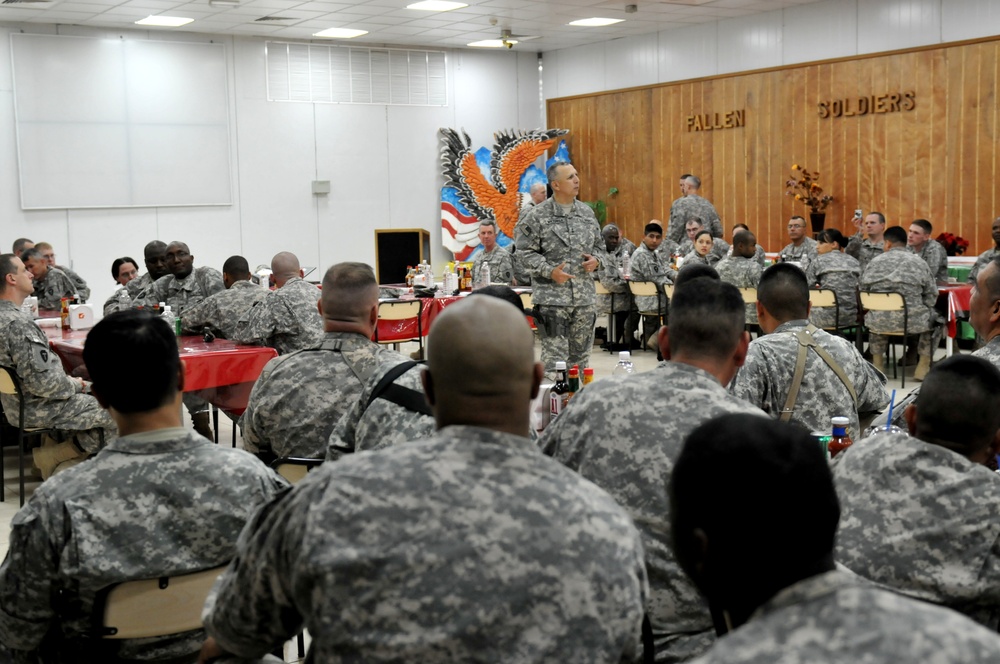 Texas Adjutant General Visits Camp Prosperity