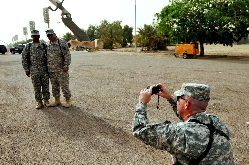 Texas Adjutant General Visits Camp Prosperity