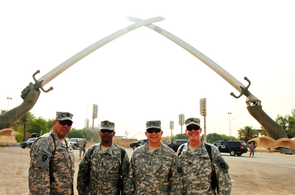 Texas Adjutant General Visits Camp Prosperity