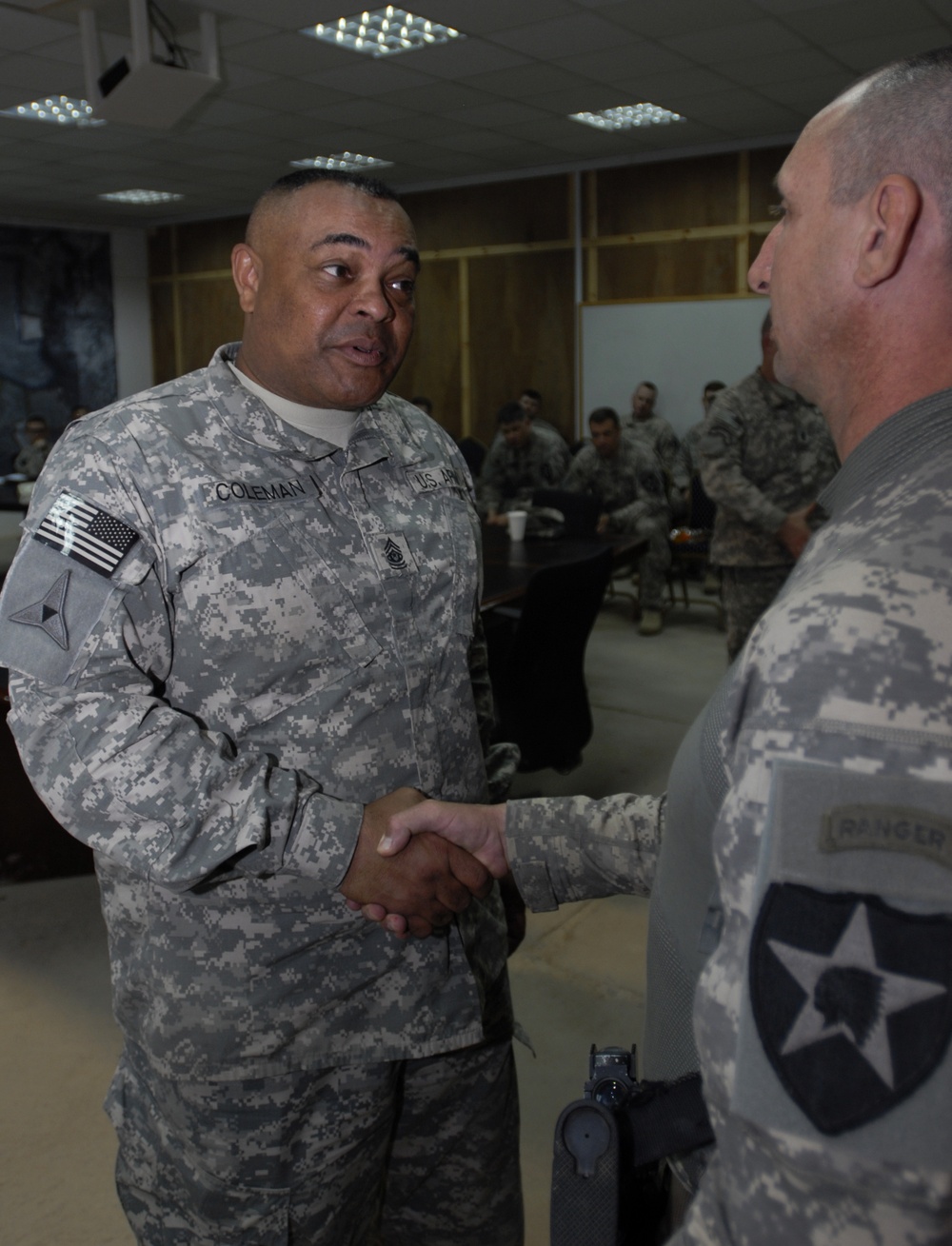Ranger graduate receives III Corps CSM coin ... and more