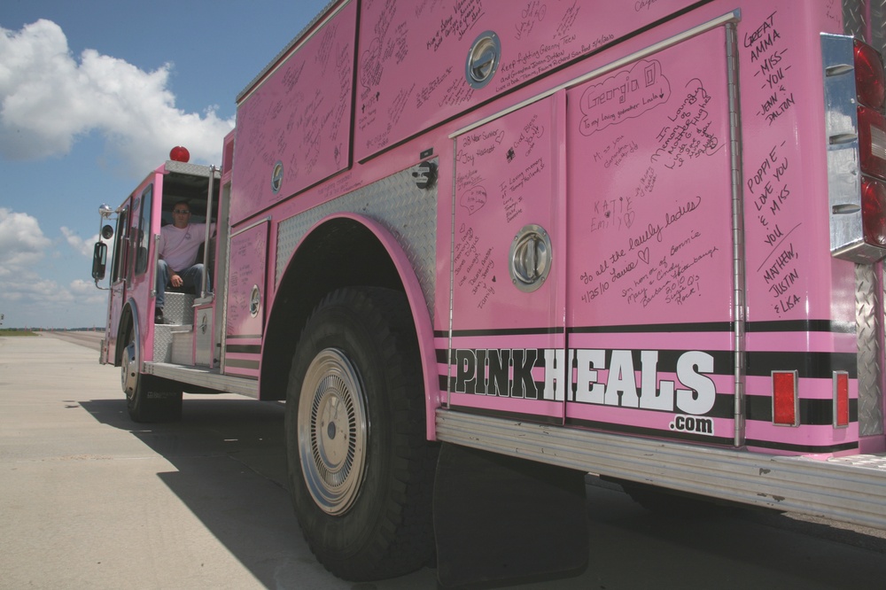 Pink Heals Tour 2010 visits Air Station, raises cancer awareness