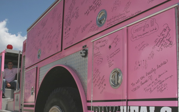 Pink Heals Tour 2010 visits Air Station, raises cancer awareness