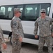 Wounded warriors visit 4-2 Stryker Soldiers at Camp Liberty in Iraq