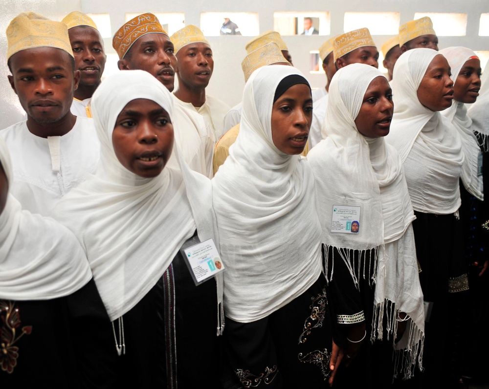 School Dedication in Comoros