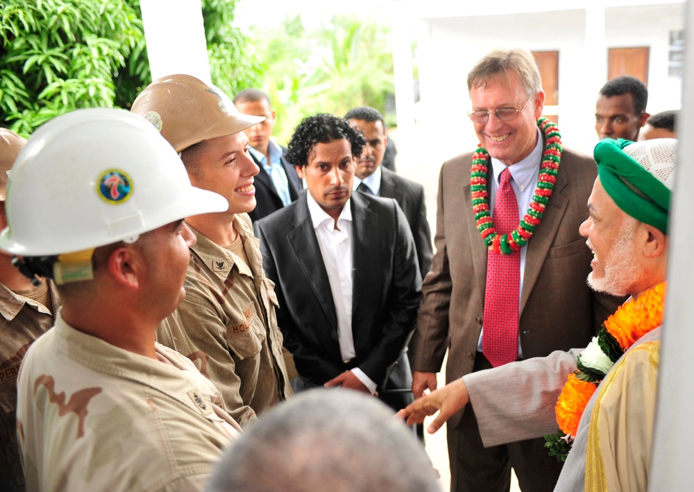 School Dedication in Comoros