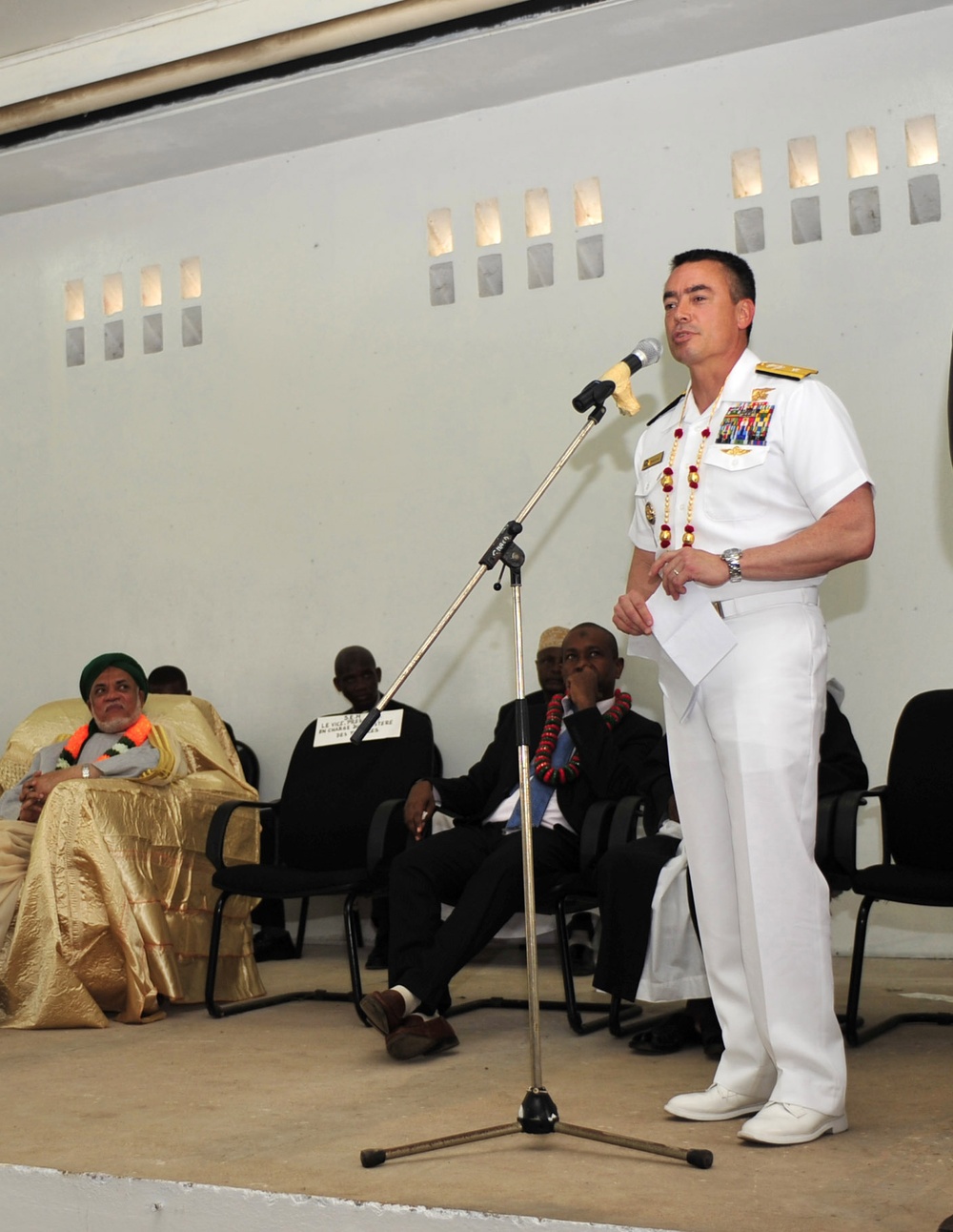 School Dedication in Comoros