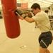 Air Weapons Officer Throws Punches in the Ring, in the Sky