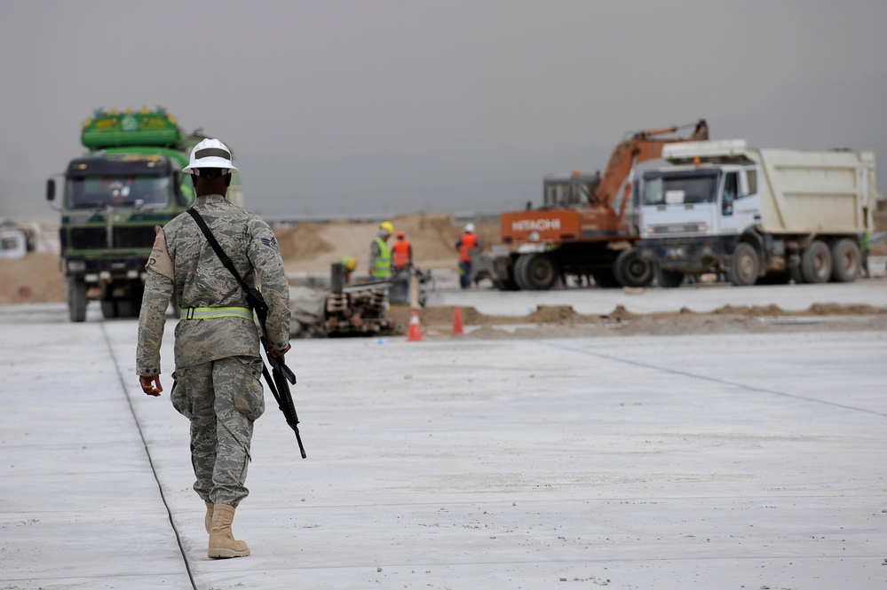 Bagram Airmen Providing Force Protection