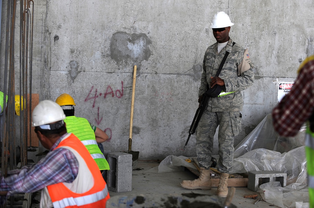 Bagram Airmen Providing Force Protection