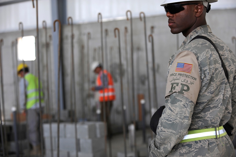 Bagram Airmen Providing Force Protection