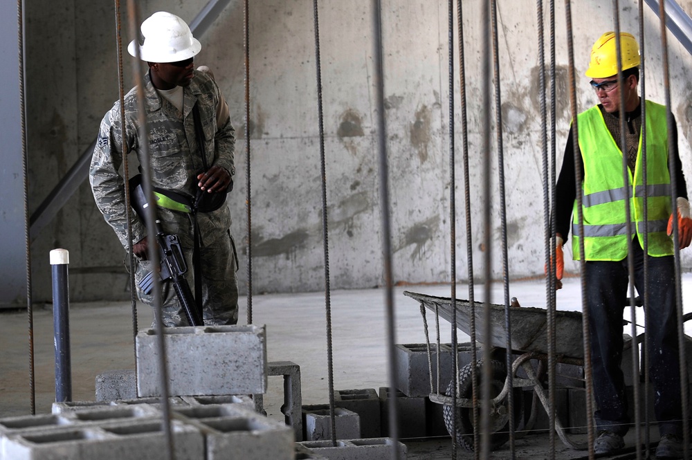 Bagram Airmen Providing Force Protection