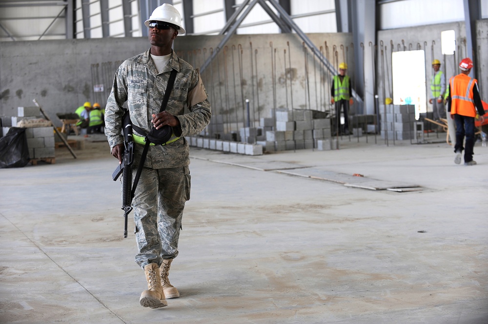 Bagram Airmen Providing Force Protection