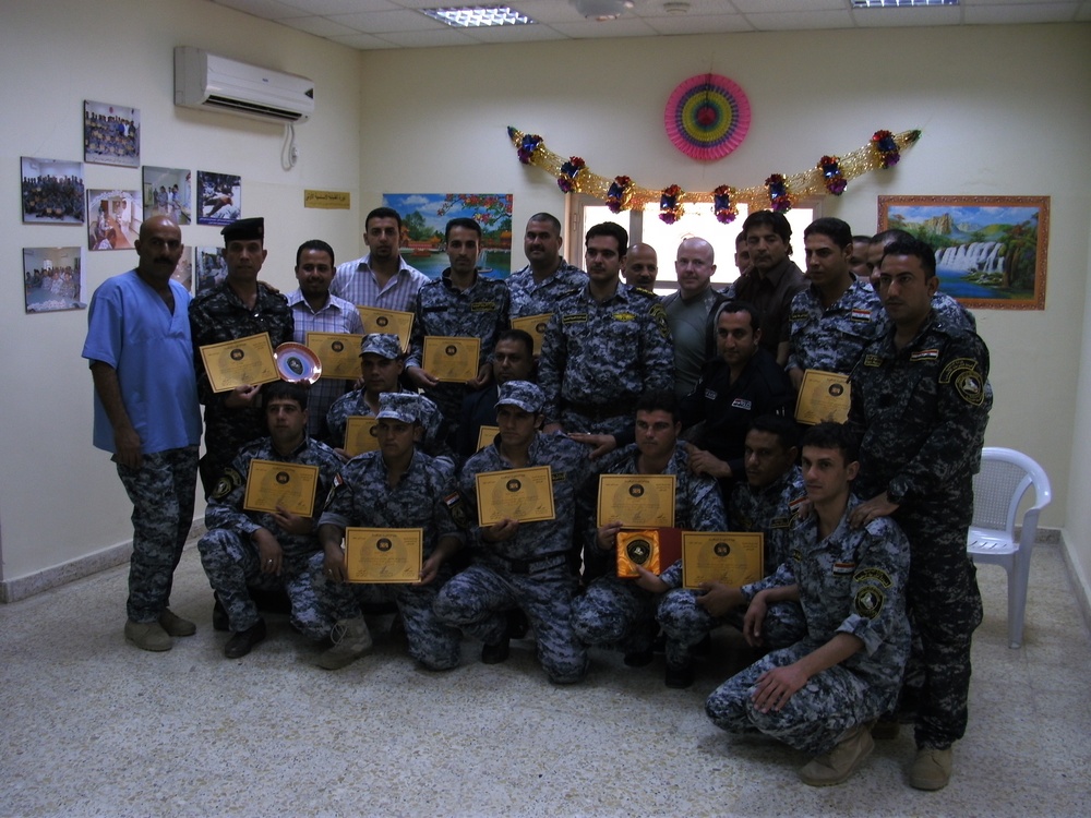 Baghdad's Federal Police Medical Training Center Graduates First Class of Medics