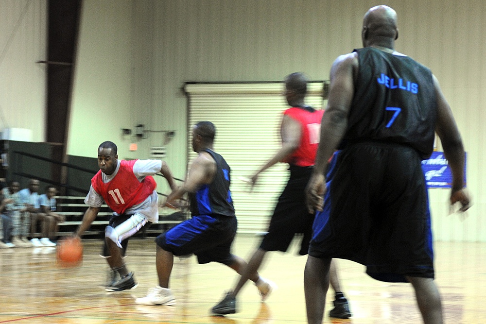 1AD teams battle in basketball league